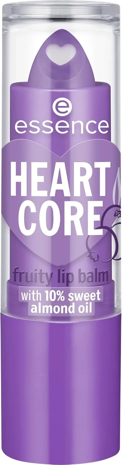 essence ▫️ Heart Core Bálsamo labial Frutado, Suavizante, Cuidado, Oleoso, Natural, Brilhante (3G)