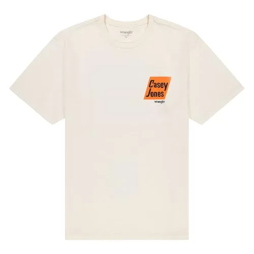 Wrangler ▫️ T-shirt de homem - Corte regular - T-shirt com estampado - Branco vintage 3