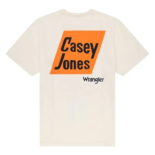 Wrangler ▫️ T-shirt de homem - Corte regular - T-shirt com estampado - Branco vintage 4