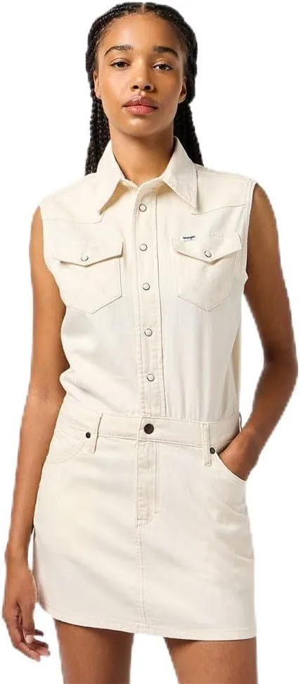 Wrangler ▫️ Vestido sem mangas - Vestido casual para mulher
