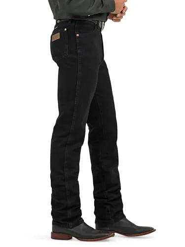 Wrangler ▫️ Calças de ganga para homem - Corte Bootcut Regular Original - 13Mwz - Shadow Black 2