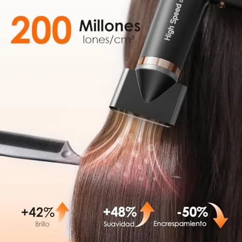 Faszin ▫️ Secador de cabelo profissional 110 000 RPM, 200 milhões de iões 4