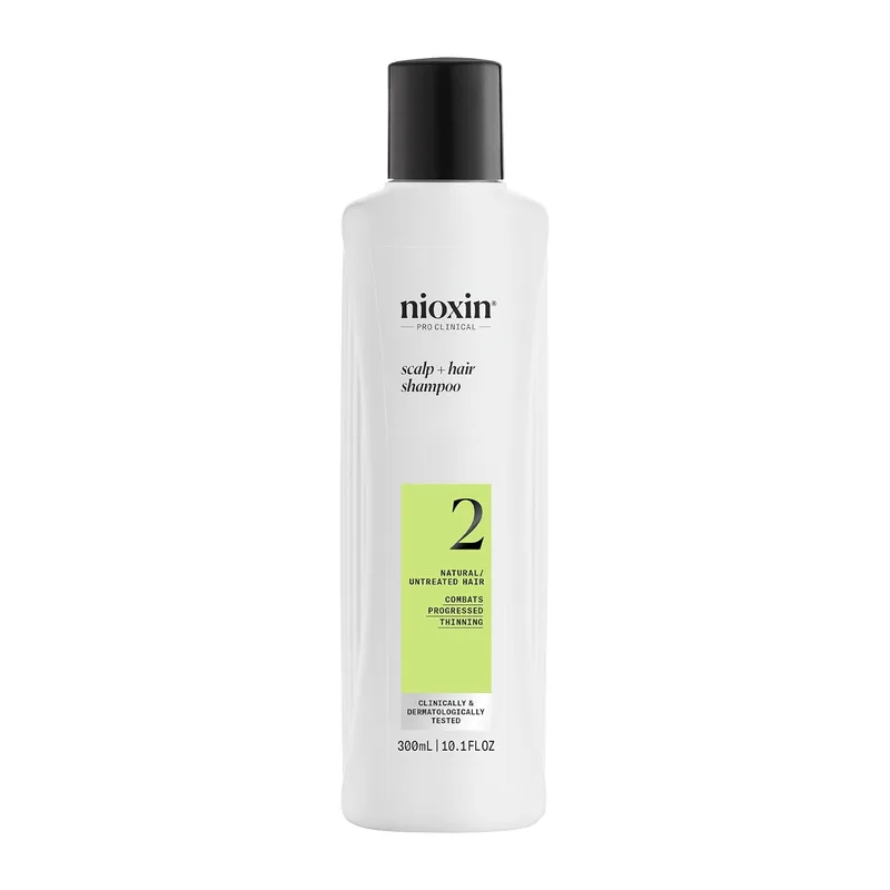 NIOXIN ▫️ Sistema 2 - Champô / Condicionador / Tratamento - para o cabelo e o couro cabeludo - Cabelo natural com enfraquecimento avançado