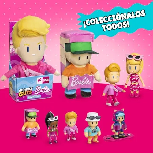 Bizak ▫️ Stumble Guys X Barbie Peluche de 30 cm Barbie (64110027) 6