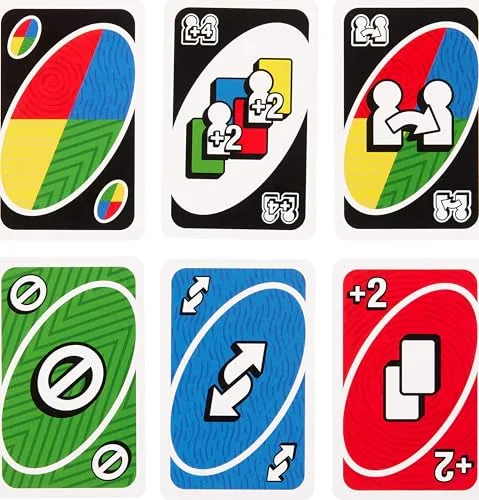 Mattel Games ▫️ UNO Teams – Jogo de cartas para crianças e adultos, noites em família, festas e viagens, com regras especiais para jogar em equipas de duas pessoas, JDM40 3