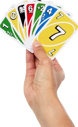 Mattel Games ▫️ UNO Teams – Jogo de cartas para crianças e adultos, noites em família, festas e viagens, com regras especiais para jogar em equipas de duas pessoas, JDM40 4