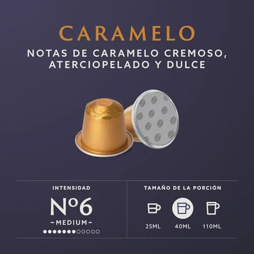 by Amazon ▫️ da Amazon Cápsulas de café em alumínio com sabor a caramelo, compatíveis com Nespresso, 20 unidades (1 embalagem de 20), certificadas pela Rainforest Alliance 4