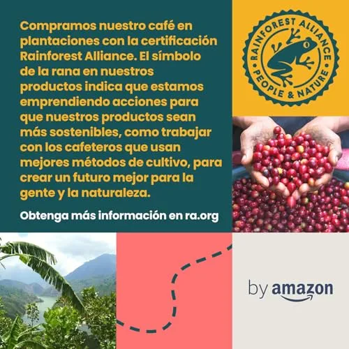 by Amazon ▫️ da Amazon Cápsulas de café em alumínio com sabor a caramelo, compatíveis com Nespresso, 20 unidades (1 embalagem de 20), certificadas pela Rainforest Alliance 7