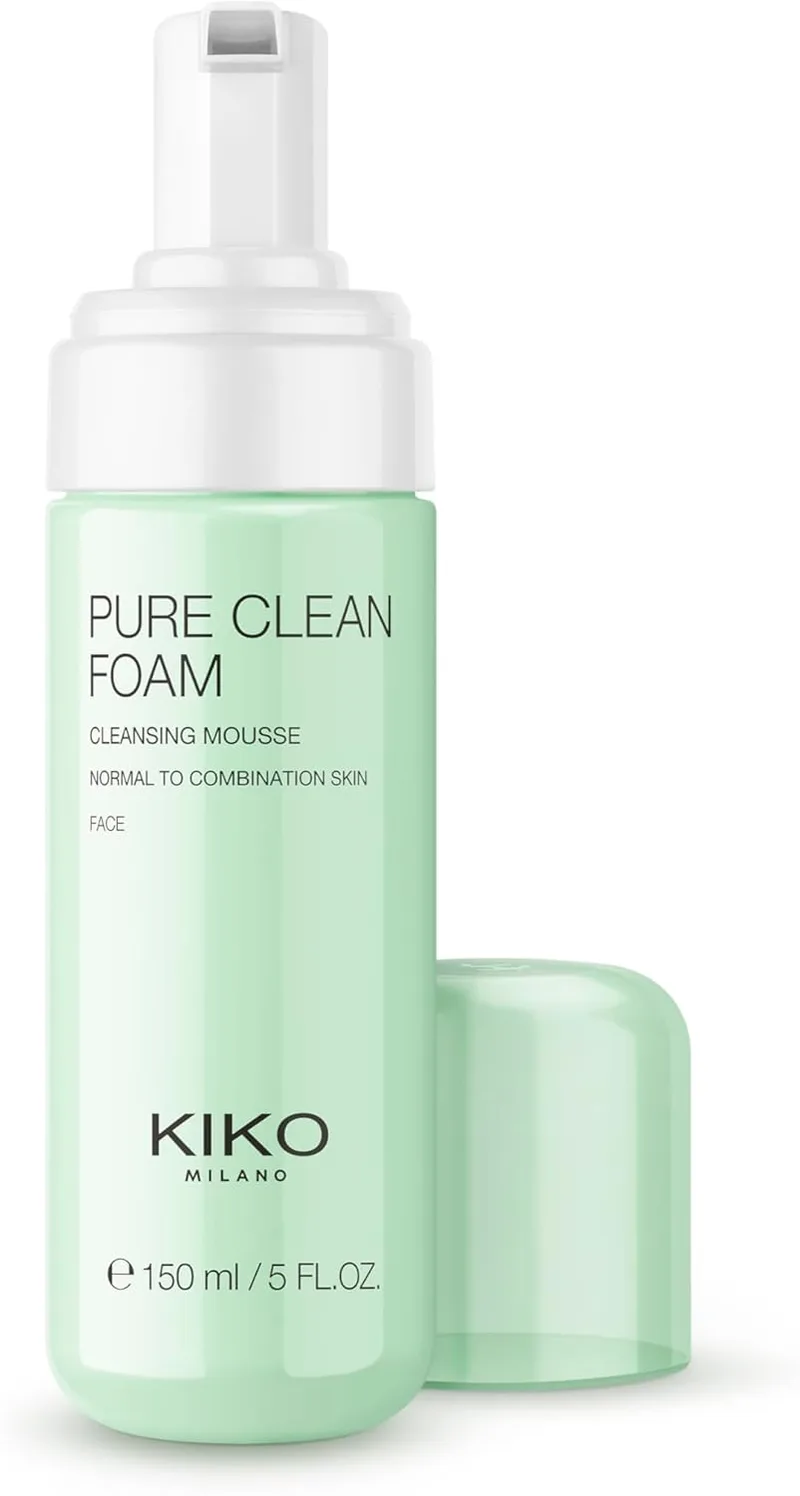 Kiko Milano ▫️ Pure Clean Foam, Mousse de Limpeza e Purificação para o Rosto