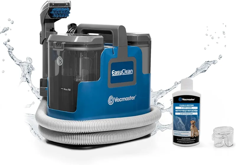 Vacmaster ▫️ SCB0501 Aspirador de tapetes e limpador de manchas para várias superfícies, para tapetes, alcatifas, estofos, escadas e automóveis, 500 W