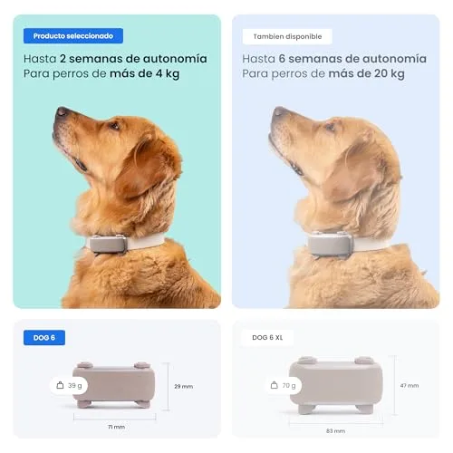 Tractive ▫️ GPS para cães | Edição 2025 | N.º 1 do mercado | Localização em tempo real | Alertas contra fugas | Monitorização da atividade | Alertas de saúde | Monitorização de latidos (Castanho) 6