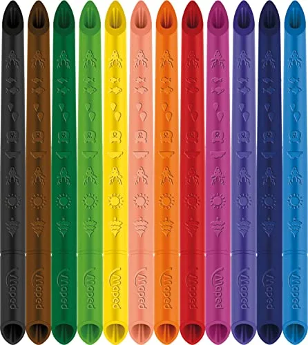 Maped ▫️ Lápis de cor inovadores Color'Peps Infinity - 100% lápis de cor - sem revestimento de madeira - não é necessário afiar - 100% utilizáveis 2