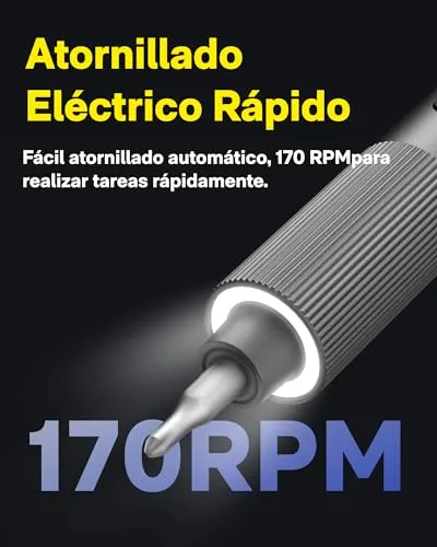 HOTO ▫️ Chave de fendas elétrica de precisão 25 em 1, pontas magnéticas S2 3