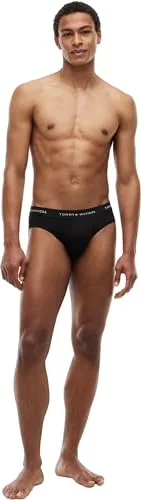 Tommy Hilfiger ▫️ Cuecas boxer, embalagem de 3, para homem, cuecas justas, tecido elástico 5