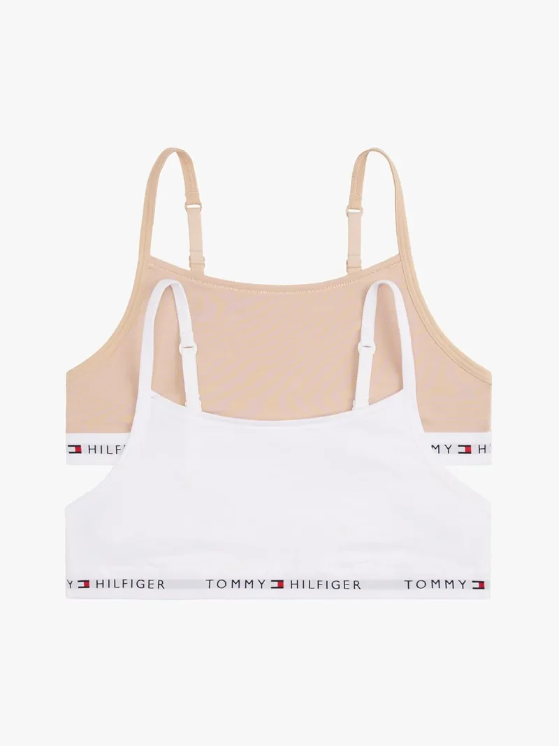 Tommy Hilfiger ▫️ Sutiã Bralette para Mulher, Conjunto de 2, sem aros