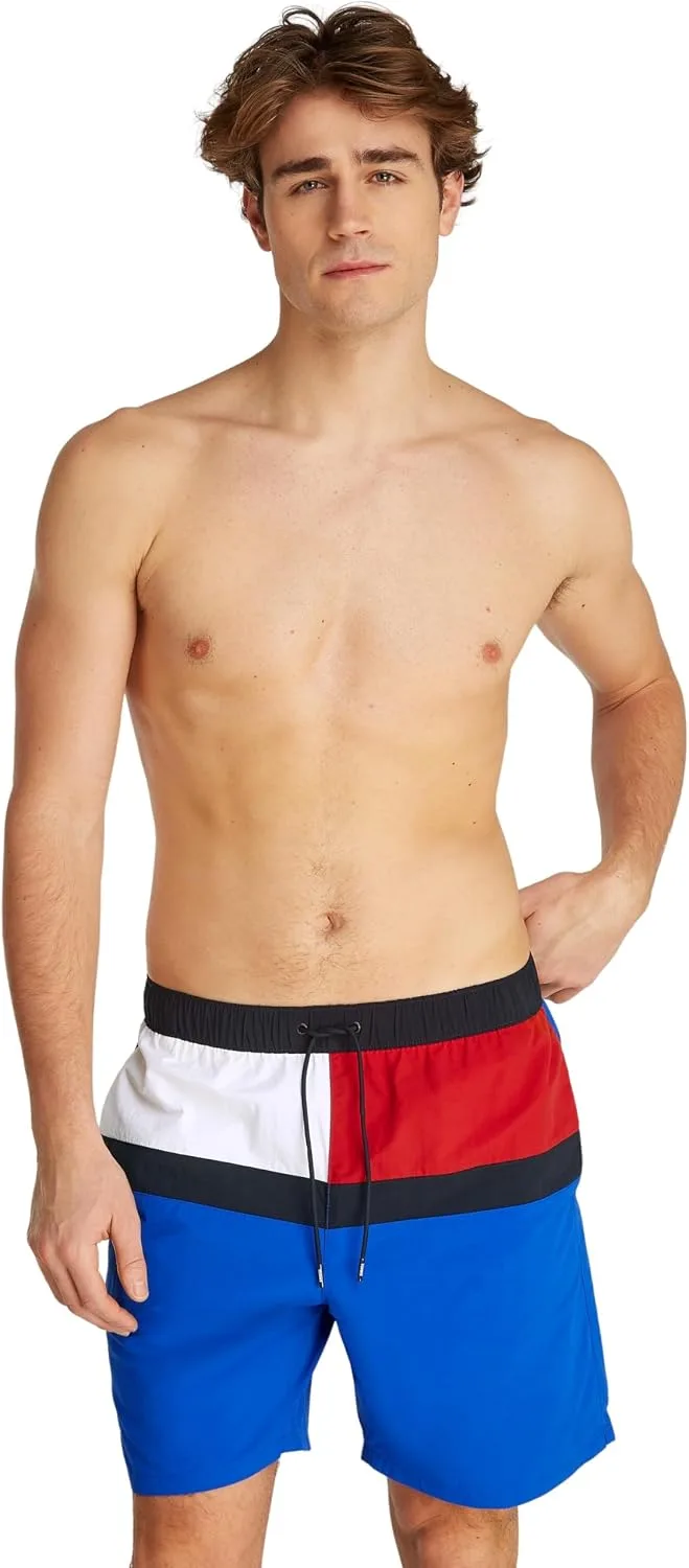 Tommy Hilfiger ▫️ Fato de banho para homem com cordão longo e cintura ajustável