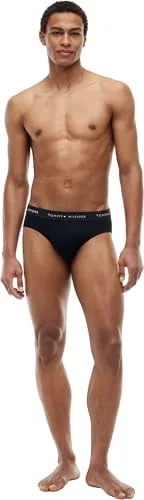 Tommy Hilfiger ▫️ Cuecas boxer, embalagem de 3, para homem, cuecas justas, tecido elástico 5