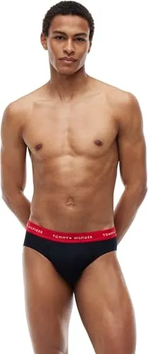 Tommy Hilfiger ▫️ Cuecas boxer, embalagem de 3, para homem, cuecas justas, tecido elástico 6