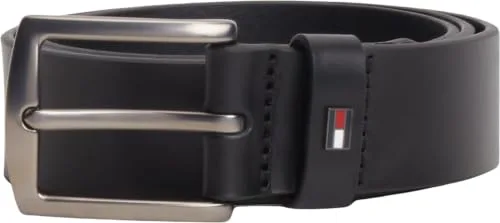 Tommy Hilfiger ▫️ Cinto de pele para homem Denton 3,5 cm 4