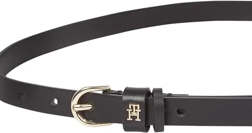 Tommy Hilfiger ▫️ Cinto para mulher Essential Effortless, 1,5 cm de largura, Preto (Black), 70 cm 2
