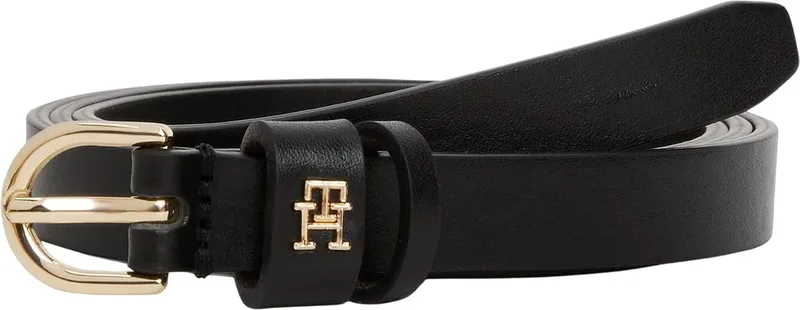 Tommy Hilfiger ▫️ Cinto para mulher Essential Effortless, 1,5 cm de largura, Preto (Black), 70 cm