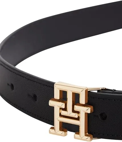 Tommy Hilfiger ▫️ Th Logo 2.5 Aw0aw17248 Cinto ajustável para mulher 3