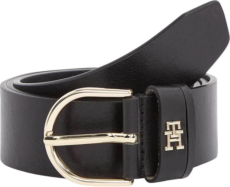 Tommy Hilfiger ▫️ Cinto para mulher Essential Effortless, 3,5 cm, com fivela em forma de espiga