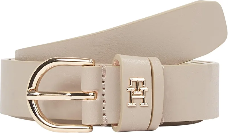 Tommy Hilfiger ▫️ Cinto para mulher Essential Effortless 2,5 cm Cinto em pele