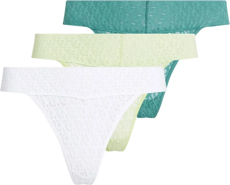 Calvin Klein ▫️ Women's Bikini Briefs 3-Pack Low-rise with Lace