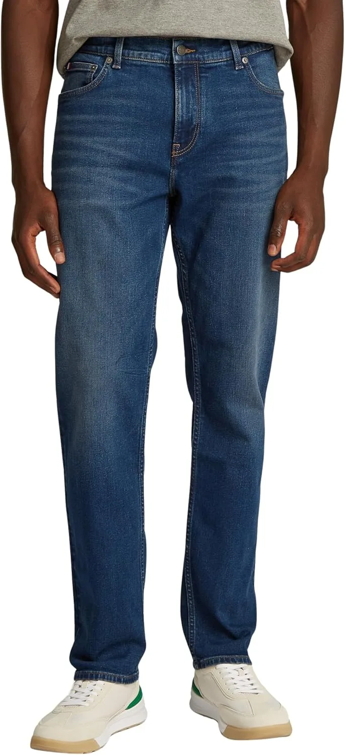 Tommy Hilfiger ▫️ Men's Core Straight Denim Trousers denton Ohio Rinse with Stretch
