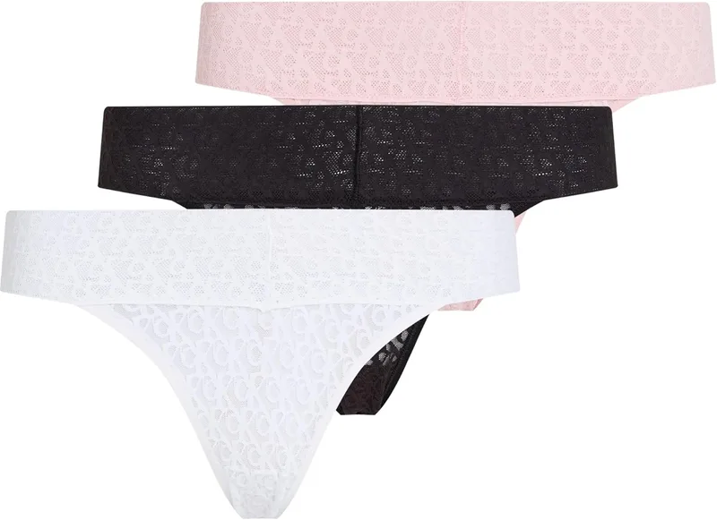 Calvin Klein ▫️ Women's Low Rise Lace Bikini Bottom 3-Pack