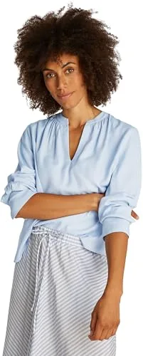 Tommy Hilfiger ▫️ Blusa para mulher em viscose macia com gola em V 2
