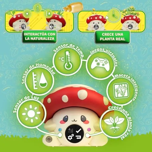 Garden KEEPERS ▫️ FungiPot – Vaso Inteligente com Animal de Estimação Digital Interativo 3