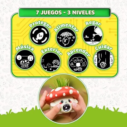 Garden KEEPERS ▫️ FungiPot – Vaso Inteligente com Animal de Estimação Digital Interativo 4
