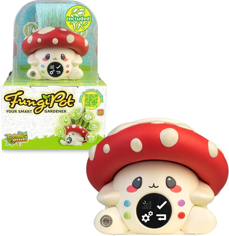 Garden KEEPERS ▫️ FungiPot – Vaso Inteligente com Animal de Estimação Digital Interativo
