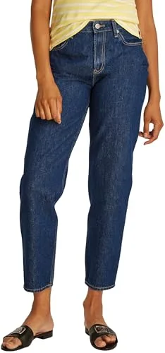 Tommy Hilfiger ▫️ Calças de ganga para mulher, modelo Tapered Ace, cintura média 2