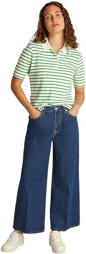 Tommy Hilfiger ▫️ Wide Leg HW A Ace Ww0ww44360 - Calças de perna larga HW A Ace WW0WW44360 para mulher 5