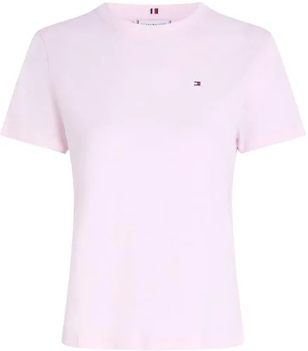 Tommy Hilfiger ▫️ Camiseta de manga curta para mulher, corte justo e gola redonda 4