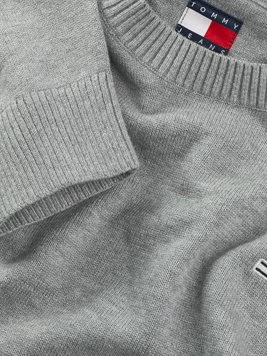 Tommy Jeans ▫️ Camisola de malha para homem com gola redonda 4