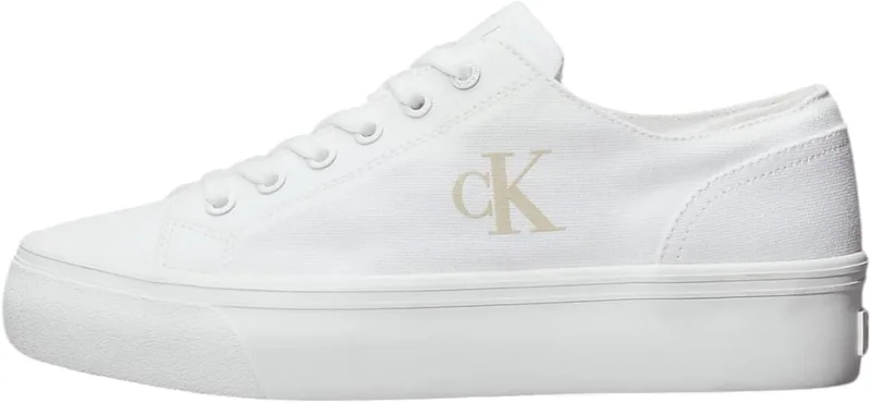 Calvin Klein Jeans ▫️ Calvin Klein Sneaker with Vulcanised Soles Flatform Low Top Feminino