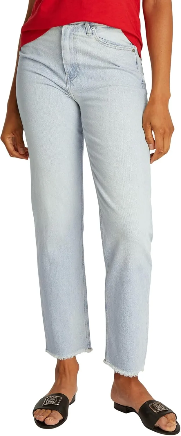Tommy Hilfiger Women's Classic Straight Sky Ankle Jeans