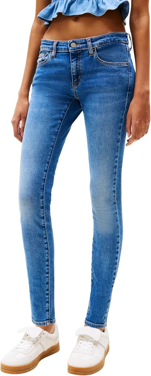 Tommy Jeans ▫️ Sophie LW Skn Bi0234 Dw0dw20668 - Justa para mulher