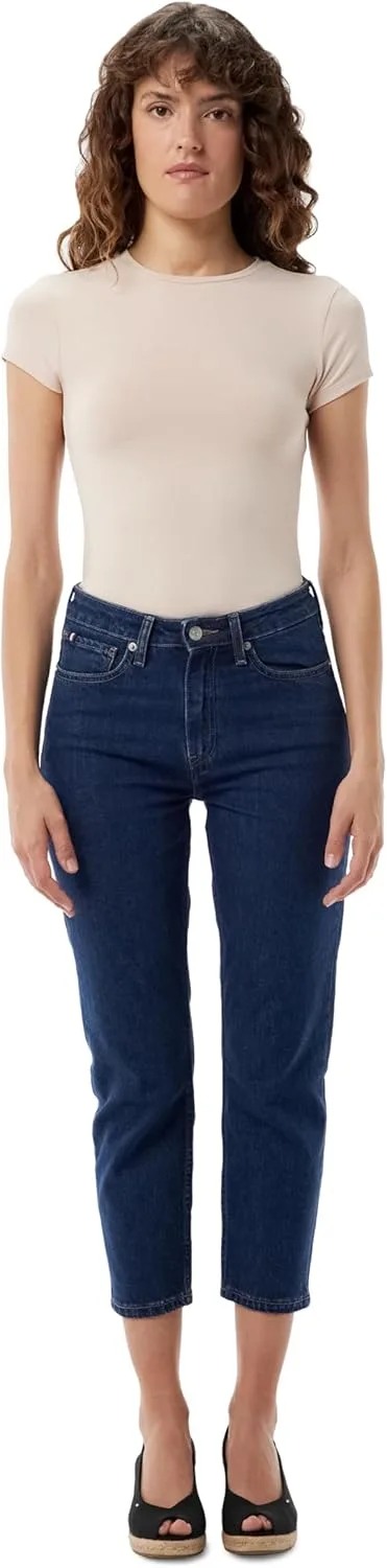 Tommy Hilfiger ▫️ Calças de ganga para mulher, modelo Slim Cigarette Ace, de cintura alta