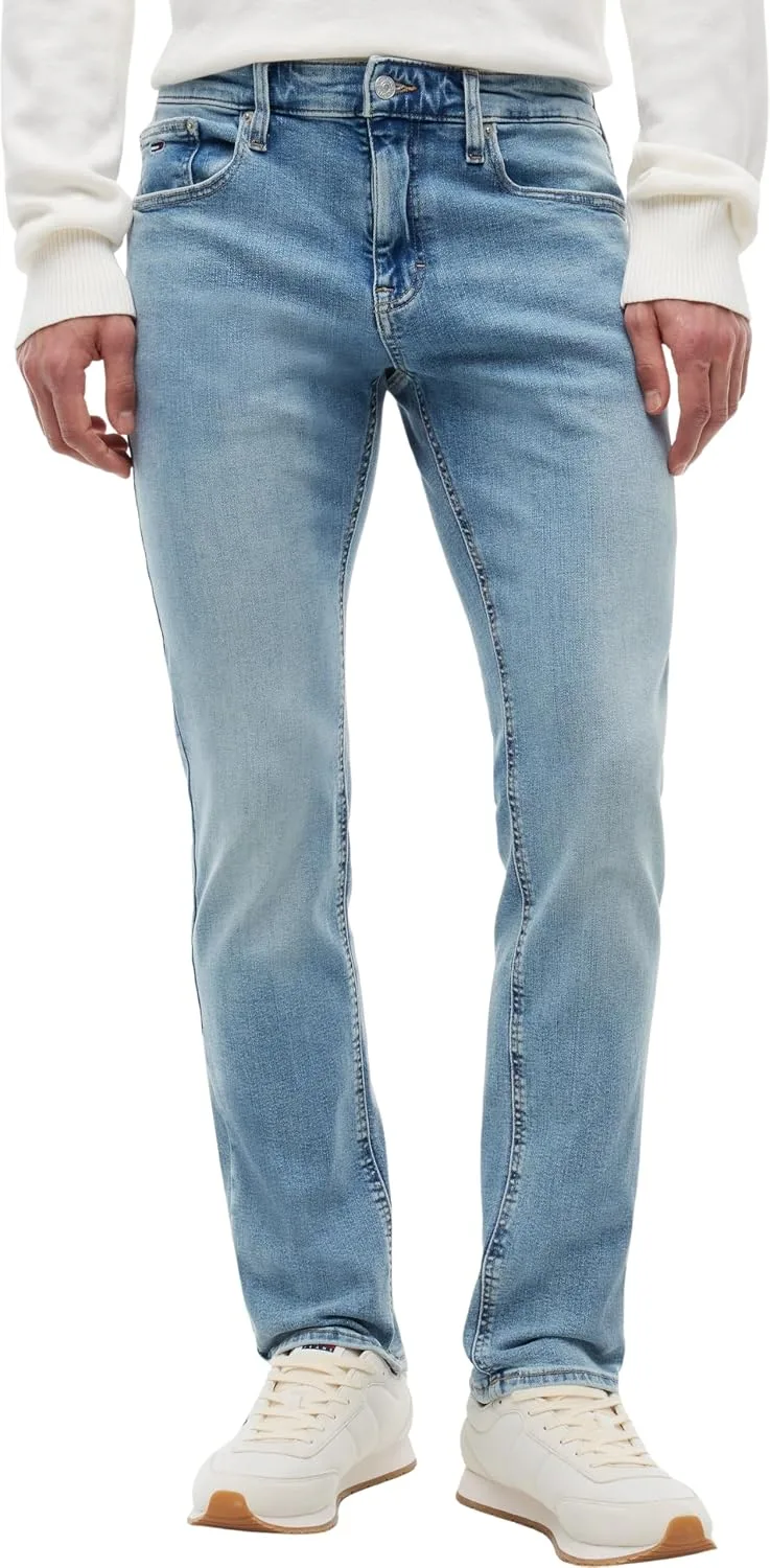 Tommy Jeans ▫️ Calças de ganga para homem, modelo Scanton, corte justo