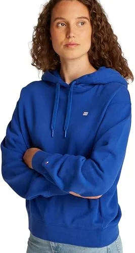 Tommy Hilfiger ▫️ Hoodie para mulher, com bandeira contrastante, corte regular 3