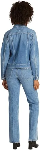 Tommy Hilfiger ▫️ Casaco Justo Dnm UMA WW0WW44373 DNM para Mulher 2