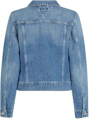 Tommy Hilfiger ▫️ Casaco Justo Dnm UMA WW0WW44373 DNM para Mulher 6