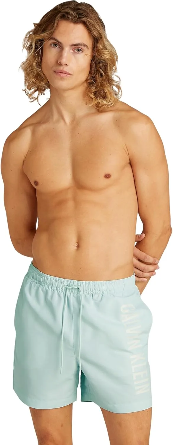 Calvin Klein ▫️ Fato de banho para homem, tamanho médio, com cordão e logótipo