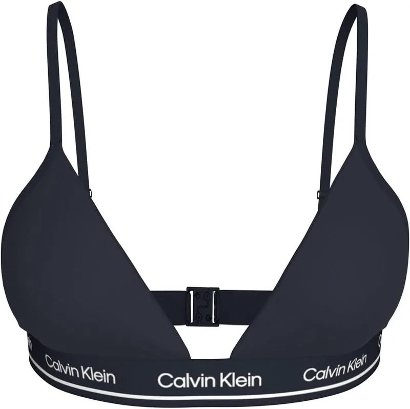 Calvin Klein ▫️ Top de biquíni para mulher Triangle-Rp com logótipo na cintura