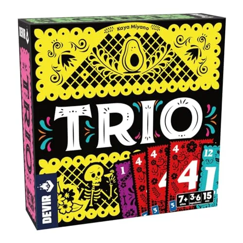 Devir ▫️ Trio (Versão em espanhol) | Jogo de cartas festivo, rápido e divertido | Para todas as idades, ideal para jogar com amigos (BGTRISP) 2